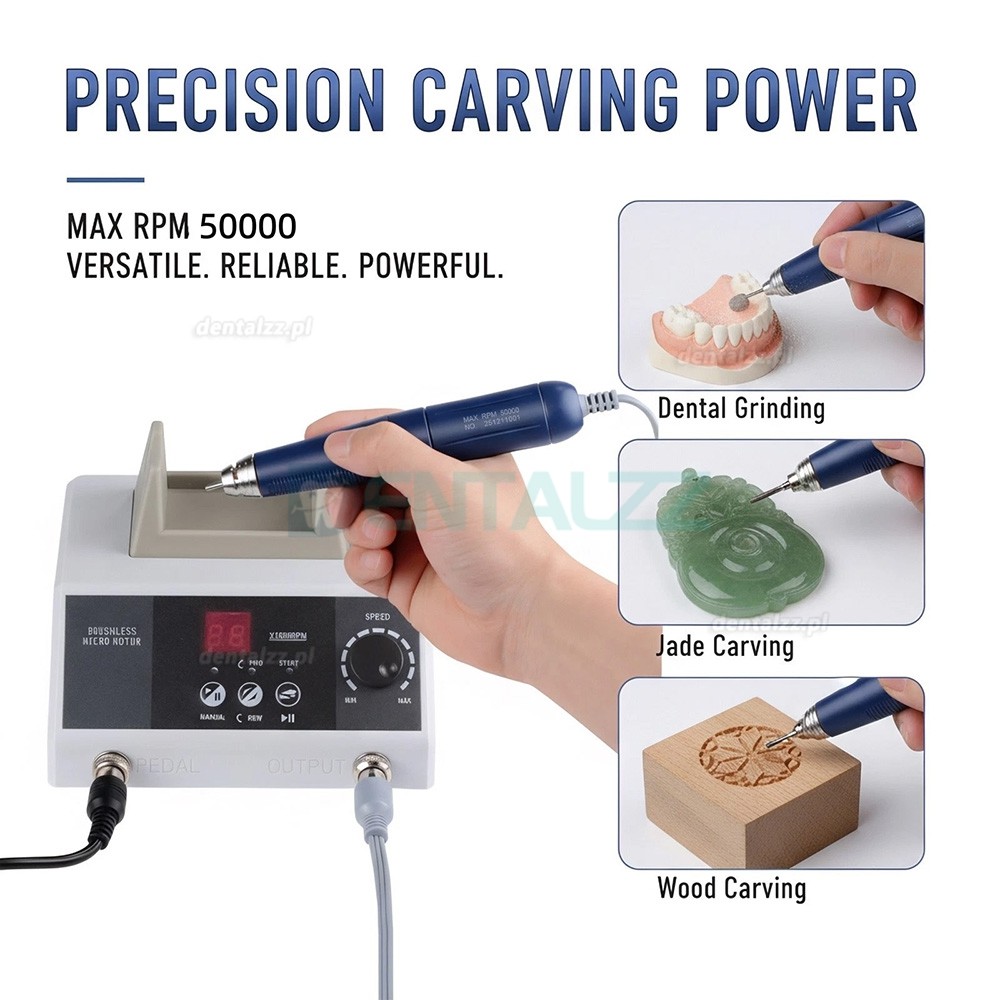 YD-BM003 Mikrosilnik Bezszczotkowy 50000 obr./min Szlifowanie Rzeźbienie